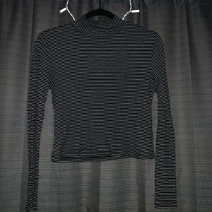 Black and white striped long sleeve